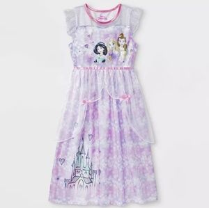 Girls' Disney Princess Fantasy Nightgown - Purple